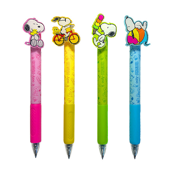 OOLY - STYLO GEL RETRACTABLEPEANUTS ASST @4