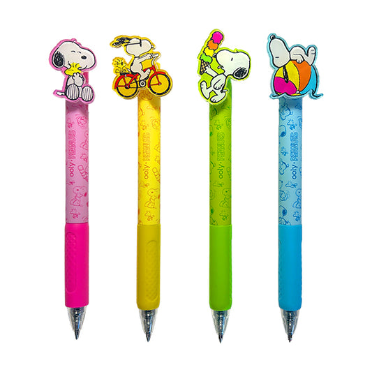 OOLY - STYLO GEL RETRACTABLEPEANUTS ASST @4