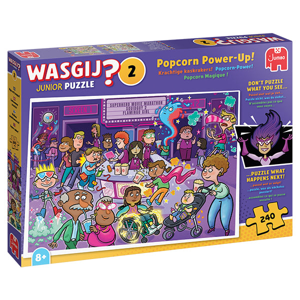 CASSE-TÊTE - WASGIJ JUNIOR #2 POPCORN POWER 240MCX