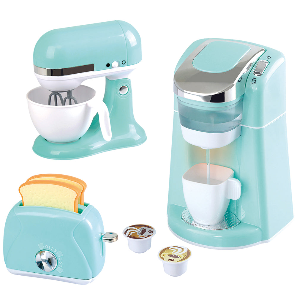 PLAYGO - TRIO APPAREILS DE CUISINE CHIC BLEU
