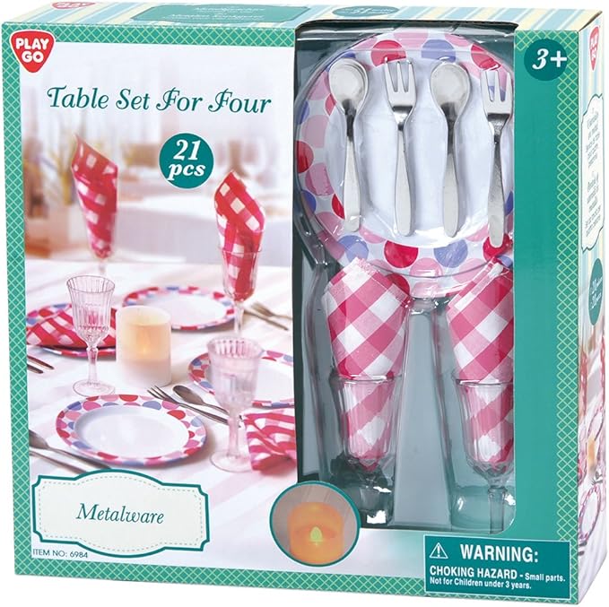 PLAYGO - ENSEMBLE VAISELLE METAL 21PCS