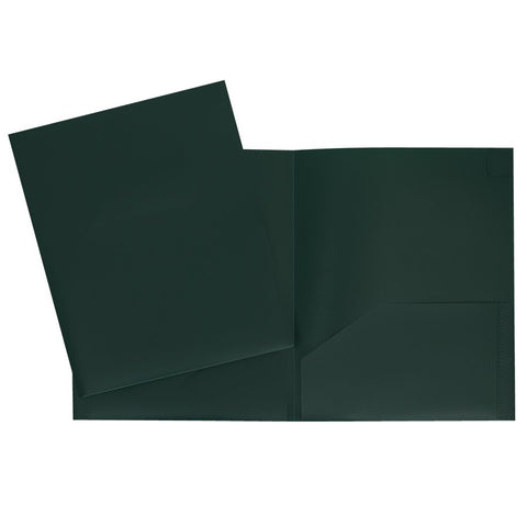SCOLAIRE PAPETERIE - Couverture présentation 2 pochette poly vert
