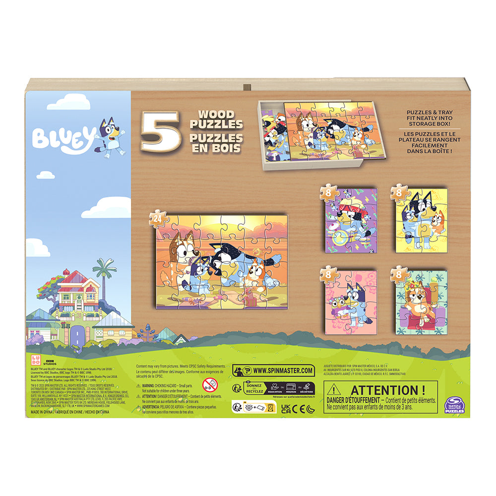 SPIN MASTER - BLUEY CASSE-TETE BOIS 5 EN 1