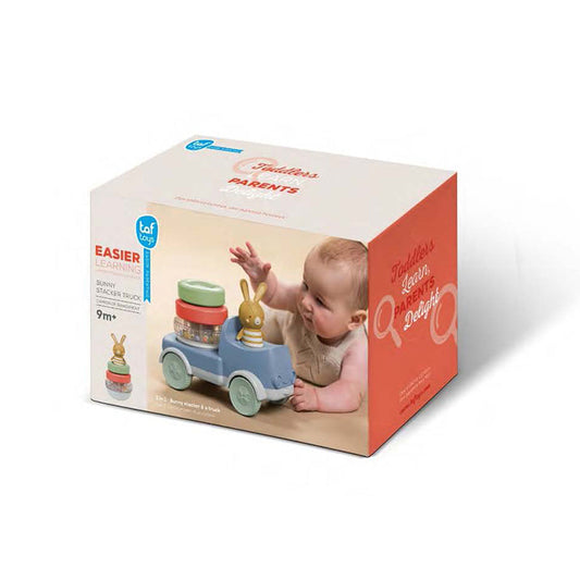 TAF TOYS - CAMION LAPIN A EMPILER 2 EN 1