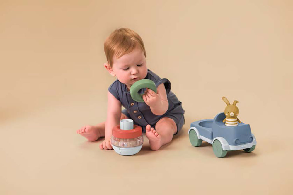 TAF TOYS - CAMION LAPIN A EMPILER 2 EN 1