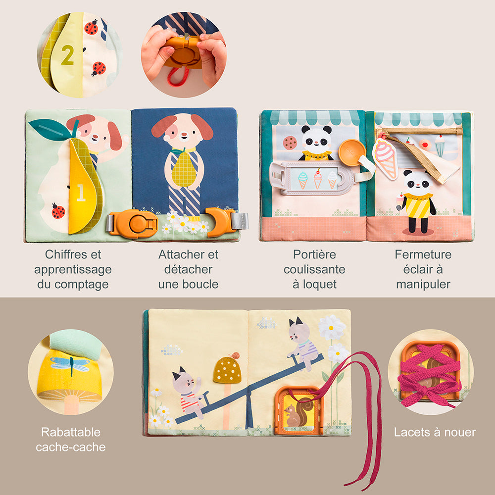 TAF TOYS - LIVRE ACTIVITES FANTAISIE