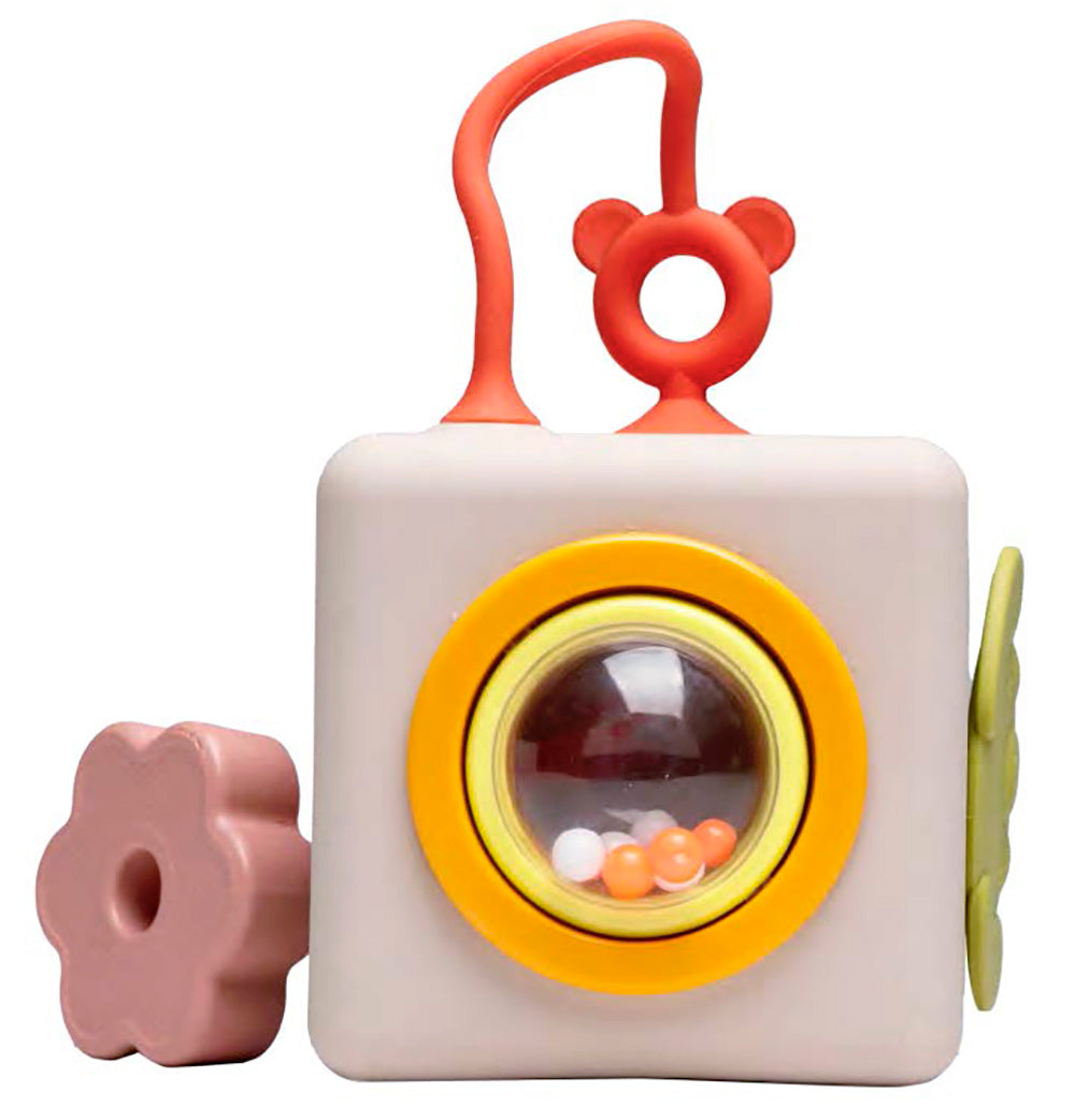 TAF TOYS - CUBE EN SILICONE PEEK & PLAY