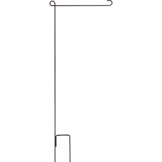SUPPORT DRAPEAU JARDIN ANCRE AU SOL - NOIR