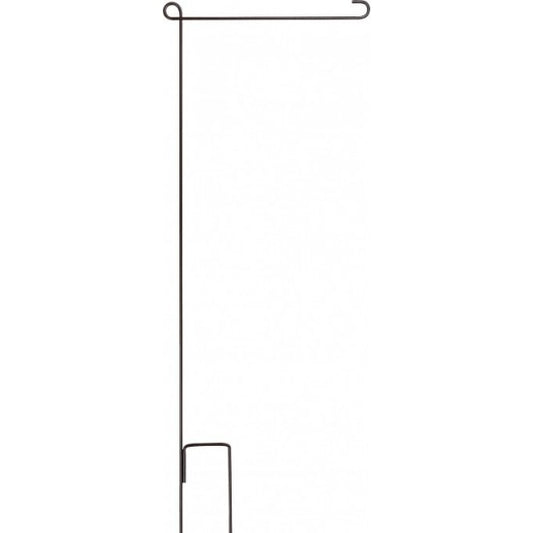 SUPPORT DRAPEAU JARDIN ANCRE AU SOL - NOIR