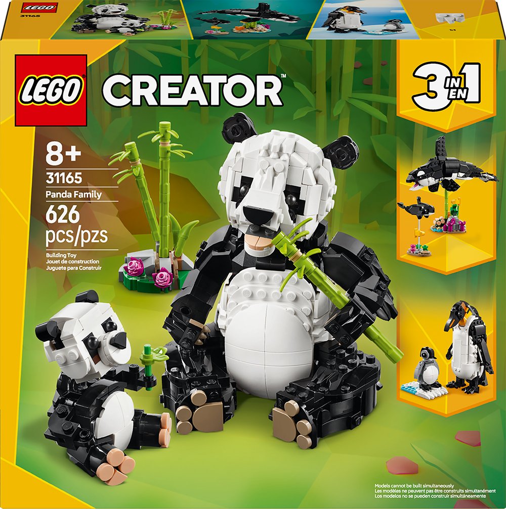LEGO CREATOR- ANIMAUX SAUVAGE PANDA 626PCS