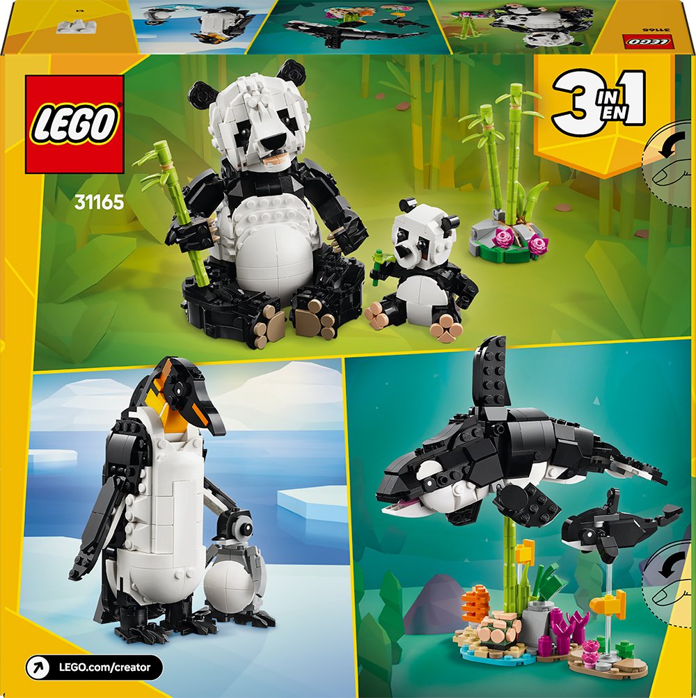 LEGO CREATOR- ANIMAUX SAUVAGE PANDA 626PCS