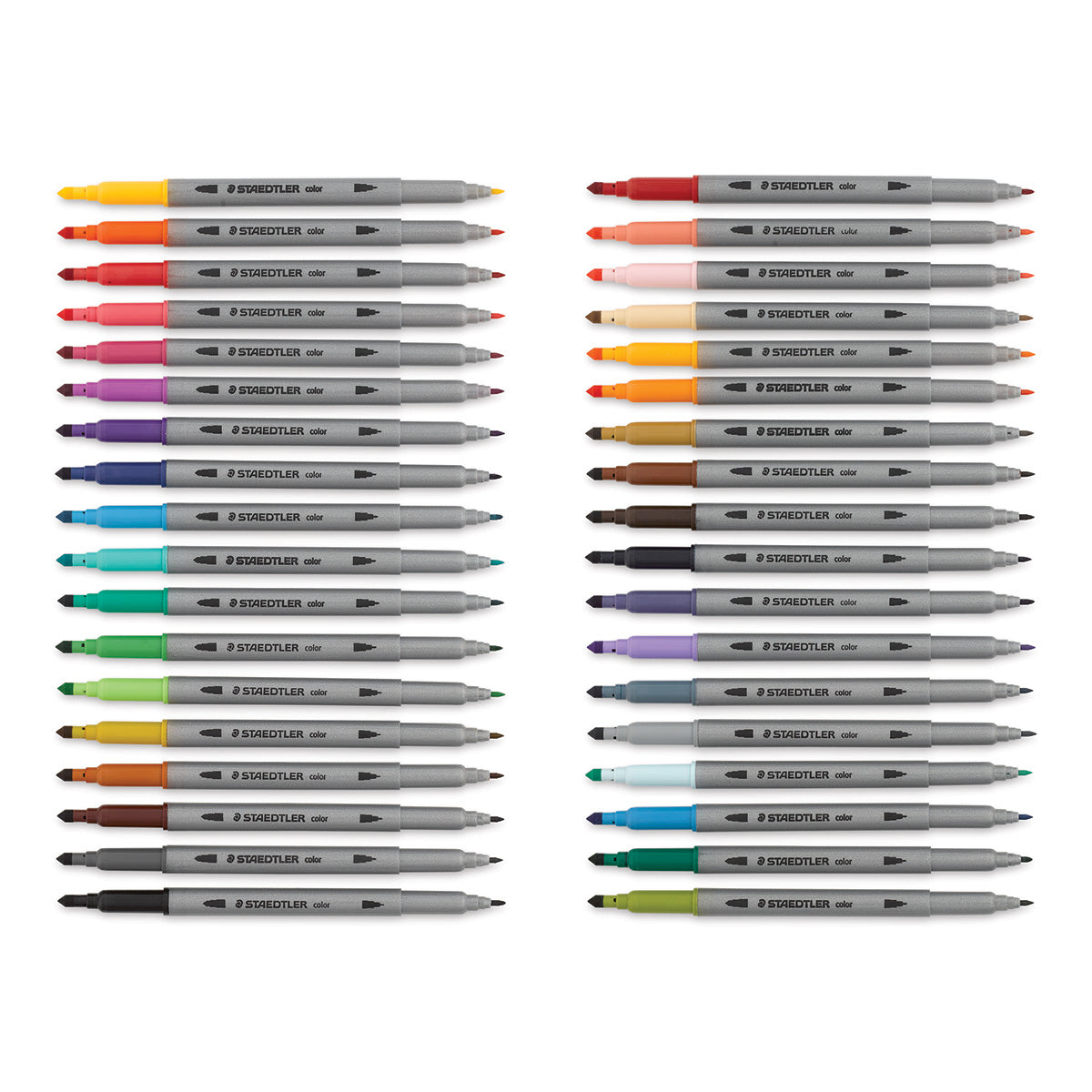 STAEDTLER - FEUTRES DOUBLE POINTE 0.5mm/3mm @36
