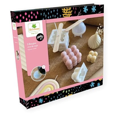 MAKE IT - COFFRET CHANDELLE CIRE SOYA