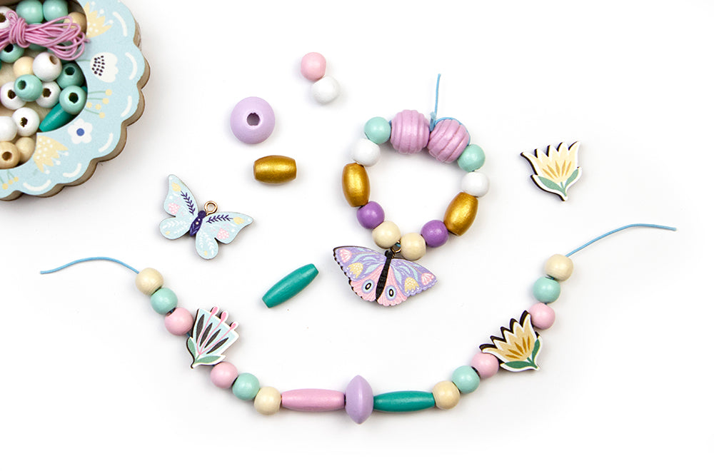 SYCOMORE - COFFRET PERLES BOIS PAPILLON