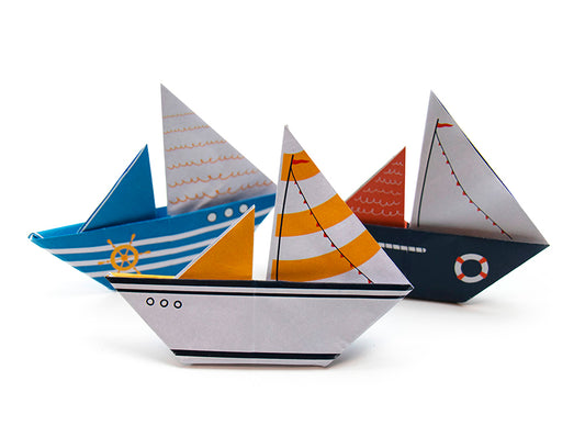 POCKETS - POCHETTE ORIGAMIS PETITS BATEAUX