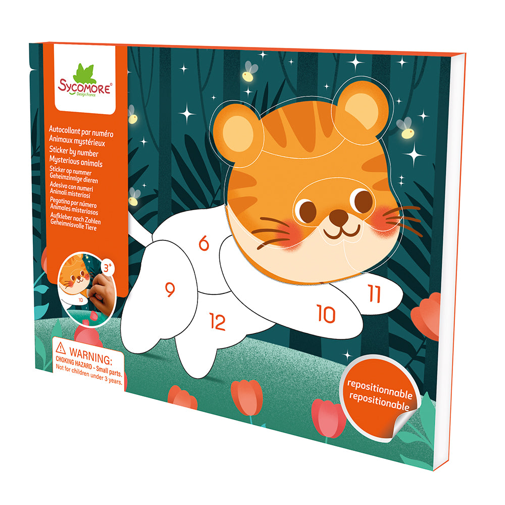 SYCOMORE - AUTOCOLANT PAR NUMERO - ANIMAUX MYSTIQUE
