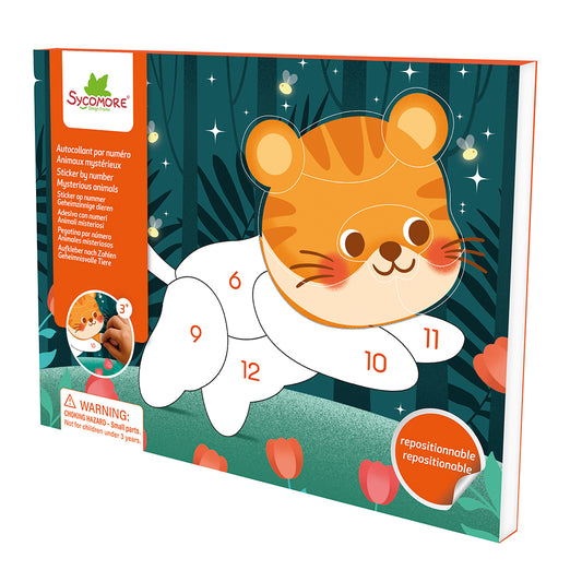 SYCOMORE - AUTOCOLANT PAR NUMERO - ANIMAUX MYSTIQUE