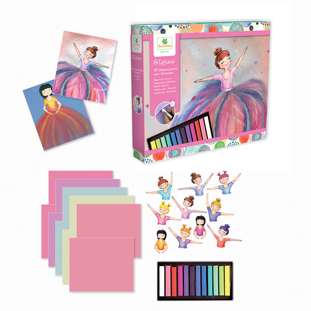 ARTISSIMO - 10 TABL PASTEL SECS DANSEUSES