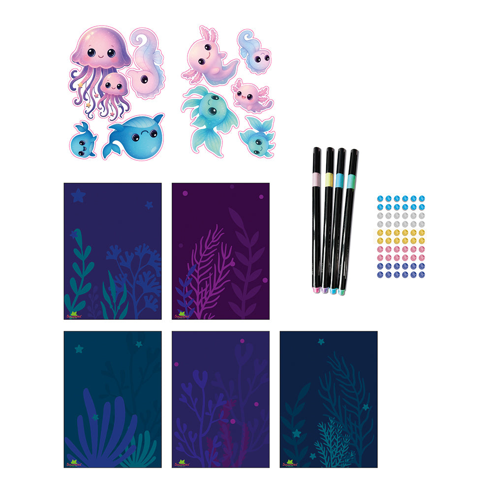 ARTISSIMO - FEUTRE METALLISE BEBE OCEAN