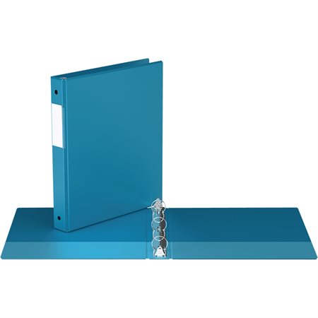 RELIURE INDUSTRIELLE 1" ANNEAUX ROND - TURQUOISE