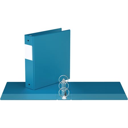 RELIURE INDUSTRIELLE  2" ANNEAUX ROND - TURQUOISE