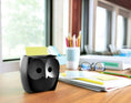 Charger l'image dans la visionneuse de la galerie, Distributeur feuillets "Post-it" 3 x 3" forme Hibou noir
