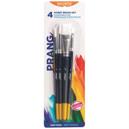 ENSEMBLE DE PINCEAUX "PRANG" @4