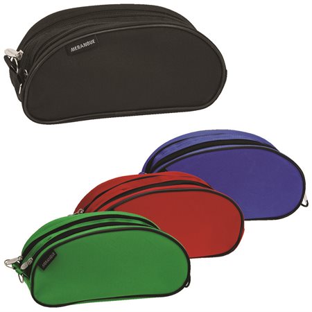 ETUI CRAYON DEMI-LUNE 2-COMPTARTIMENTS - COULEUR ASST