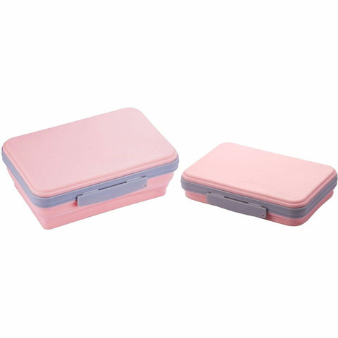 SCOLAIRE PAPETERIE - Boîte de rangement Flexi Storage®  rose/gris