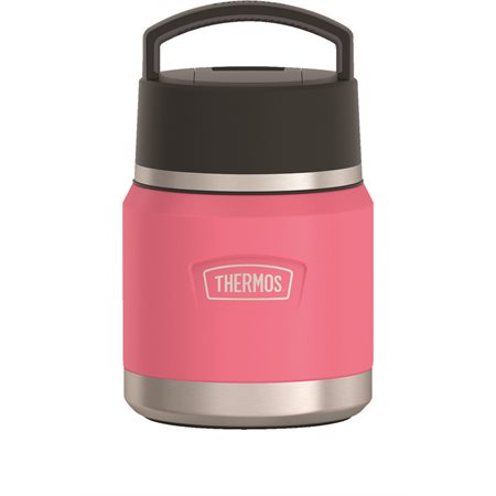 THERMOS AVEC CUILLERE 355ML - ROSE