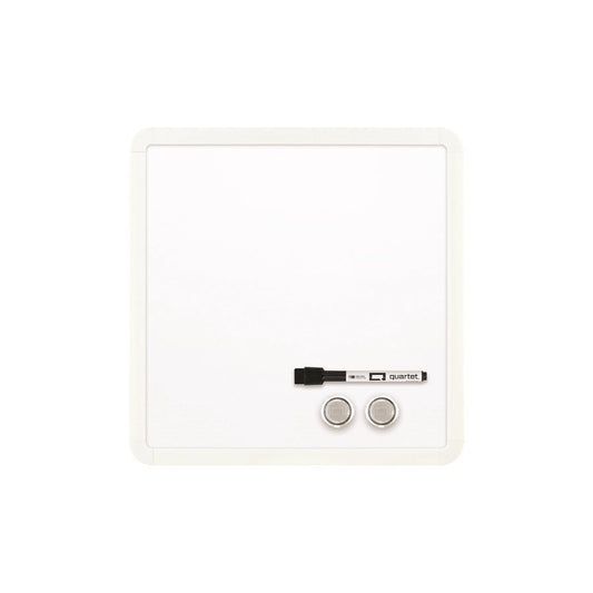 TABLEAU BLANC MAGNÉTIQUE EFFACABLE+2AIMANTS 12X12"CONT BLANC