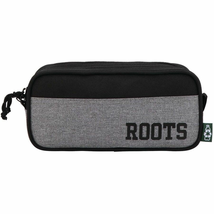 SCOLAIRE SAC & ACCESSOIRE - ETUI CRAYON ROOTS 2COMP GR/NR
