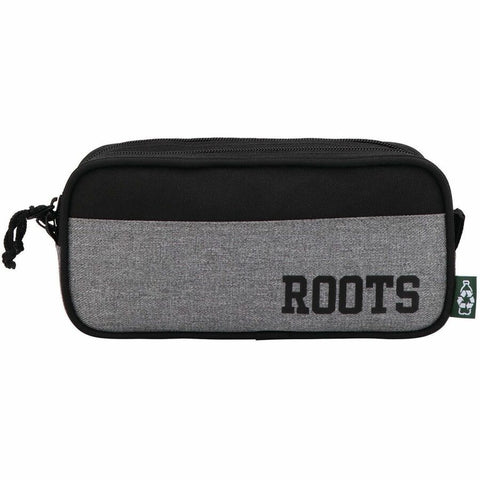 SCOLAIRE SAC & ACCESSOIRE - ETUI CRAYON ROOTS 2COMP GR/NR