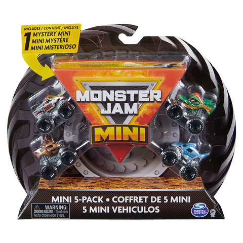 SPIN MASTER-COFFRET MONSTER JAM MINI 5PCX