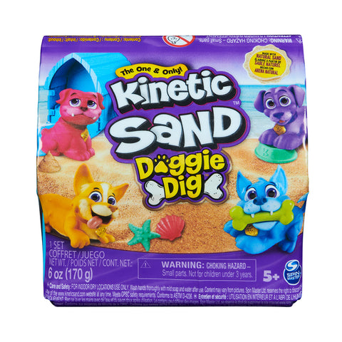KINETIC SAND - COFFRET DOGGIE DIG ASST