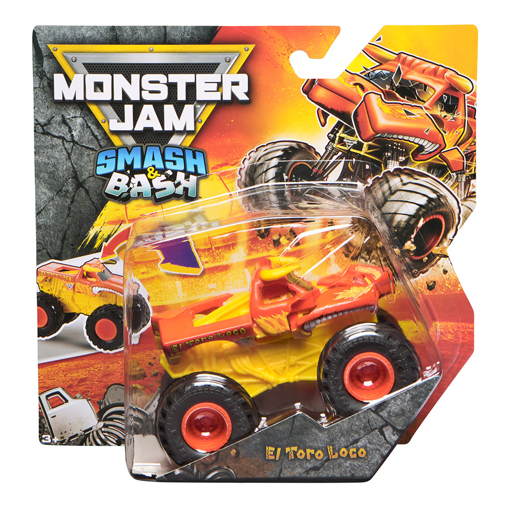MONSTER JAM - CAMION SMASH & BASH 3CHX