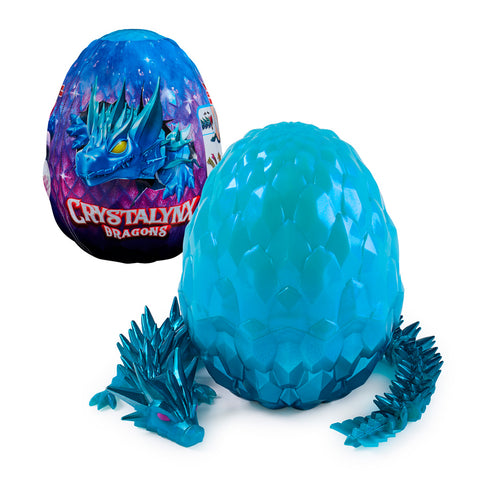 CRYSTALINX - FIGURINE ARTICULE DRAGON ASST