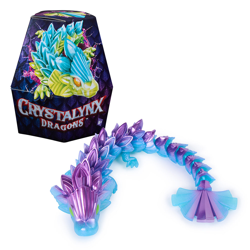 CRYSTALYNX- FIGURINE ARTICULE DRAGON 22CM