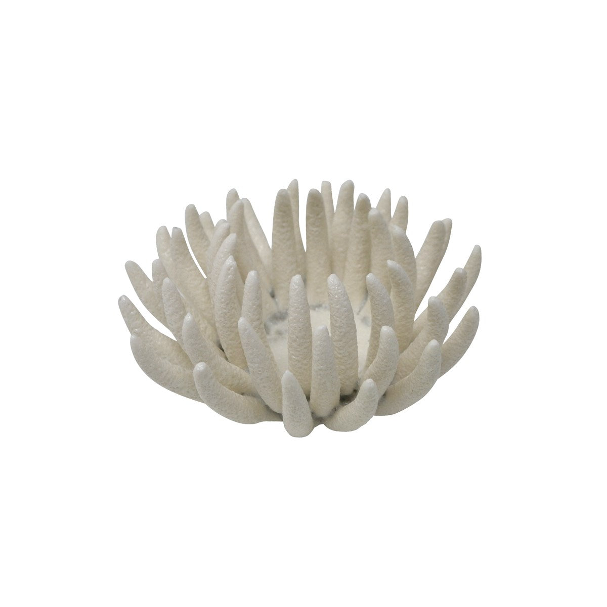 PORTE-BOUGIE 4-½ X 4-½" CORAIL BLANC