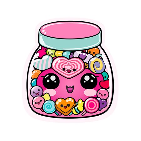BLOC REFRIGERANT - POT DE BONBON ASST @2