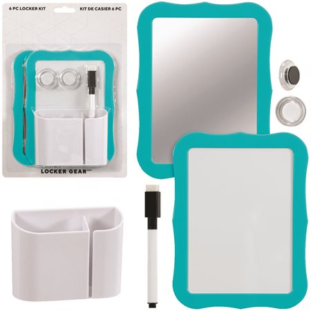ENSEMBLE D'ACCESSOIRE POUR CASIER - TURQUOISE