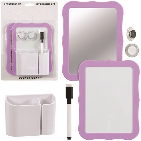 ENSEMBLE D'ACCESSOIRES POUR CASIER - VIOLET