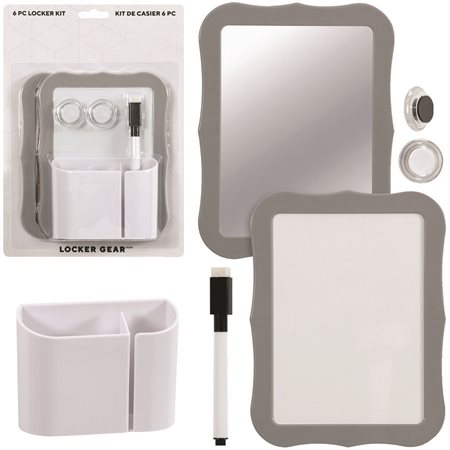 ENSEMBLE D'ACCESSOIRES POUR CASIER - GRIS
