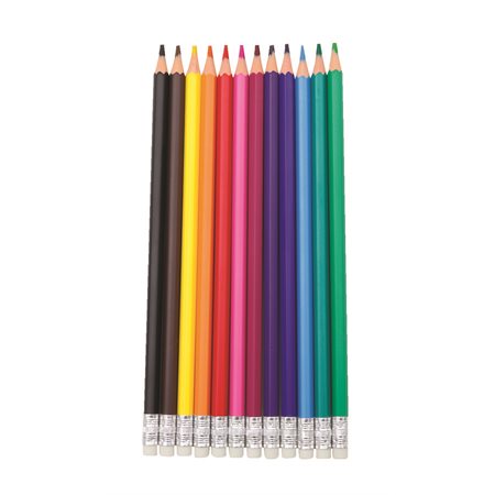 CRAYON DE COULEUR VIVE EFFACABLE - @12