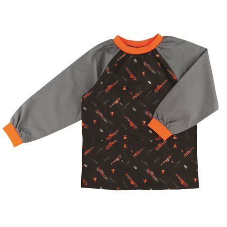 TABLIER NANO 6/8ANS COLLECTION AUTO DE COURSE NOIR/GRIS