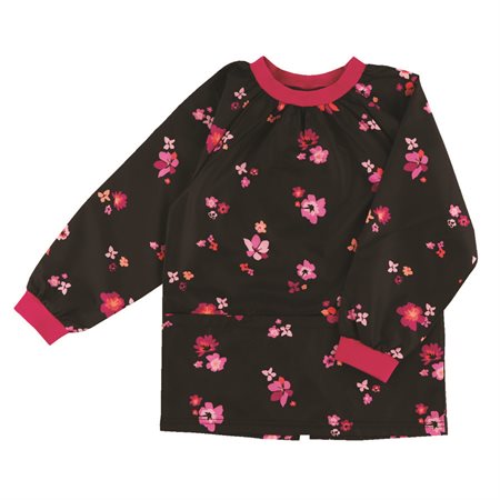 TABLIER NANO 3/5ANS COLLECTION FLORAL - ROSE FUCHSIA