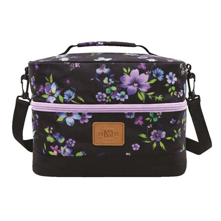 BOITE A LUNCH NANO - FLORAL BLEU/VIOLET