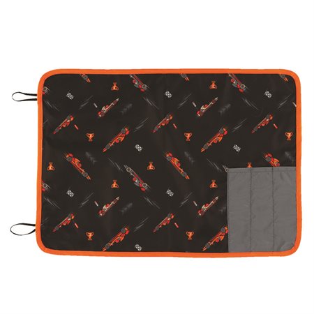 POCHETTE A USTENSILES NANO COLLECTION AUTO DE COURSE - NOIR/GRIS