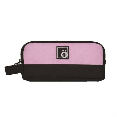 ÉTUI À CRAYON SNO 2 COMPARTIMENTS - NOIR/MAUVE