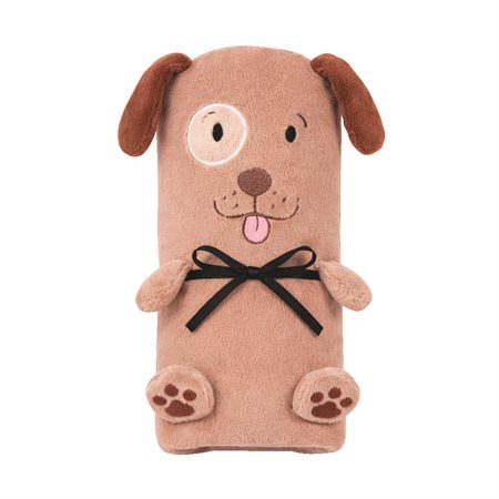 COUVERTURE PELUCHE DE PELUCHE&TARTINE - CHIEN BEIGE